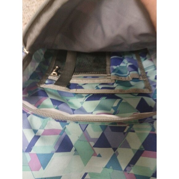 L.L.Bean Deluxe Book Pack Big  Geometric Blue Teal‎ !! - Picture 10 of 11